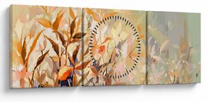 Kép - Festett növények (órával) (90x30 cm)