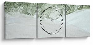 Kép - Absztrakció ecsettel (órával) (90x30 cm)