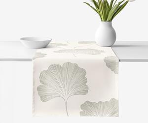 Goldea pamut asztali futó - ginkgo levelek 35x180 cm