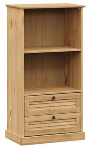 VidaXL VIGO Fenyőfa Könyvespolc - 60x35x114,5 cm
