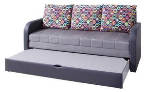FIGARO kanapé, 86x208x75 cm, grafit/hamu, 2-es szövet