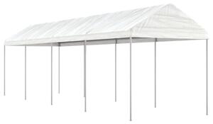 VidaXL fehér polietilén pavilon tetővel 8,92 x 2,28 x 2,69 m