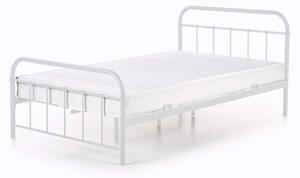 HL LINDA egyszemélyes fém ágy 120x200 - fehér