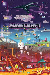 Plakát Minecraft - World Beyond, (61 x 91.5 cm)