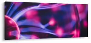 Absztrakt lila kép (120x50 cm)