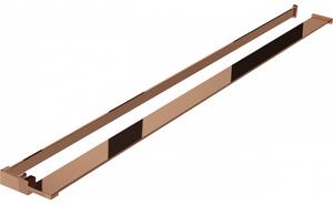 Mexen kiegészítők, polc/törülközőtartó zuhanyparavánhoz (max. 140cm), rose gold, 800-02-60