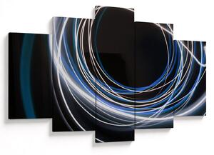 Kék vonalak képe (150x105 cm)