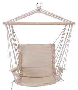 Comfortable függeszthető fotel, bézs, 100x 53 cm