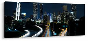 Éjszakai metropolisz képe (120x50 cm)