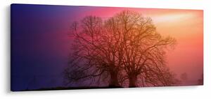 Fák a ködben (120x50 cm)