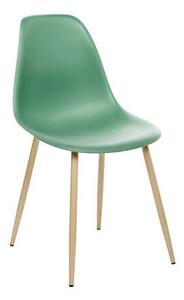 Étkezőszék, műanyag - fém, zöld - SKAGEN BASIC