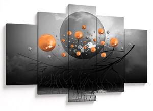 Narancssárga gömbök képe (150x105 cm)