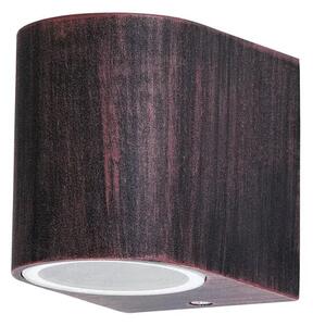 Kültéri fali lámpa gu10 35w antik barna chile
