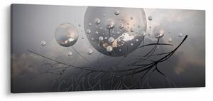Absztrakt gömbök képe (120x50 cm)