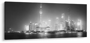 Modern felhőkarcolók képe (120x50 cm)