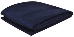 VidaXL 130899 Micro-suede Couch Slipcover Navy Blue 210 x 280 cm