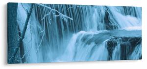 Kép - jeges vízesések (120x50 cm)