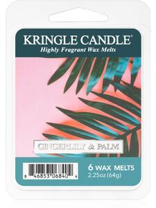 Kringle Candle Gingerlily & Palm illatos viasz aromalámpába 64 g