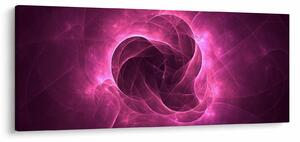 Modern rózsaszín absztrakció képe (120x50 cm)