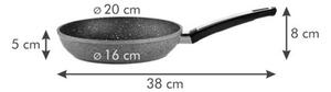 Tescoma i-PREMIUM Stone serpenyő, átmérő: 20 cm, 20 cm átmérőjű