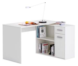 Sarok íróasztal LU153, Szín: Fehér
