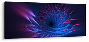 Kép - virág absztrakció (120x50 cm)