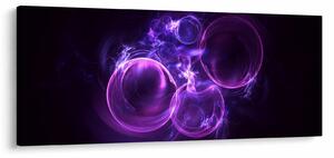 Absztrakt kép buborékok (120x50 cm)