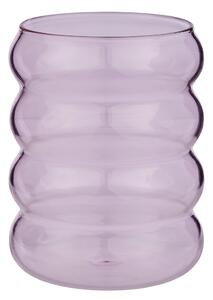 HOOP üveg pohár 350 ml, rózsaszín