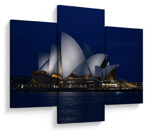 Sydney éjszakai kép (90x60 cm)
