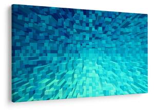 Absztrakt kocka kép (90x60 cm)