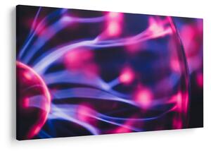 Absztrakt lila kép (90x60 cm)