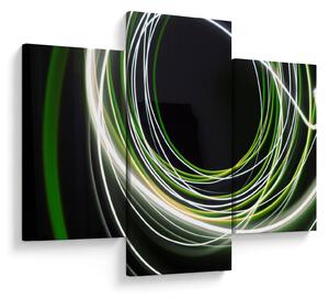 Kép zöld vonalak (90x60 cm)