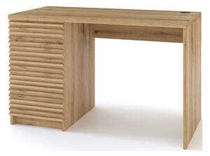 BISER íróasztal, 120x75x60, tölgy artisan