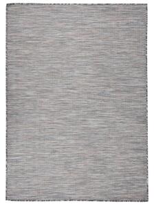 Barna-kék lapos szövésű kültéri szőnyeg 200 x 280 cm