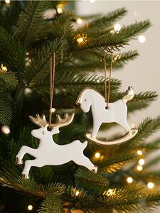 Sinsay - Karácsonyi függődíszek, 2 darabos készlet - többszínű
