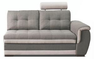 2-személyes kanapé rakodótérrel és fejtámlával, jobbos, szövet Inari 91 szürke + Inari 22 bézs, RUBA