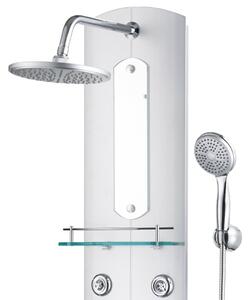 VidaXL ezüstszínű zuhanypanel 25 x 43 x 120 cm