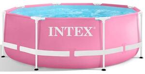 INTEX MetalSet medence 244 x 76 cm, rózsaszín (28292)