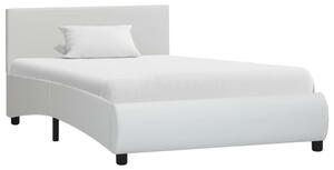 VidaXL fehér műbőr ágykeret 90 x 200 cm