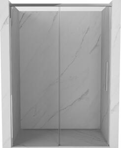 Mexen Rox 140 cm-es tolóajtós zuhanyajtó, átlátszó, króm - 8C2-140-000-01-00