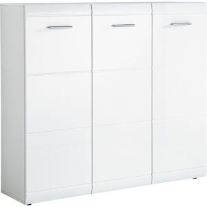 GERMANIA Adana fehér cipősszekrény 120 x 134 cm