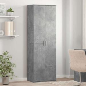 VidaXL Magasszekrény - Betonszürke - Fa - 60x35x180 cm