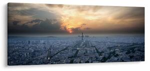 Kép - Párizs magasból (120x50 cm)