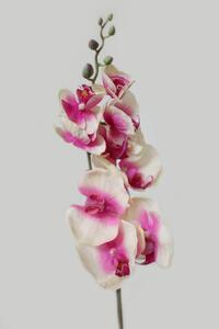 Rózsaszín mű orchidea szárral 80cm