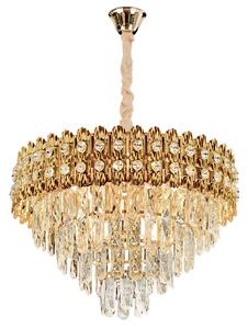Mennyezeti függő lámpa G058-CP 60CM GOLD kristály arany