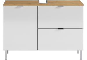 GERMANIA Mauresa 80 x 34 cm-es fehér tölgy mosdószekrény