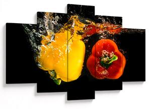 Kép - paprika a vízben (150x105 cm)
