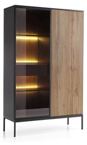 SENTO WTSZ104 magas vitrin - fekete