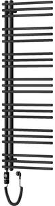 Mexen Neptun elektromos radiátor 1400 x 500 mm, 600 W, fekete - W101-1400-500-2600-70