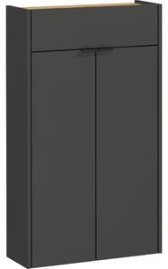 GERMANIA Sötétszürke Ameca cipőszekrény, 56 x 22 cm